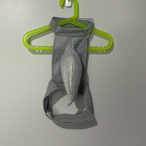 Small Dog Plush Sparkle Shark Fin Costume S/M